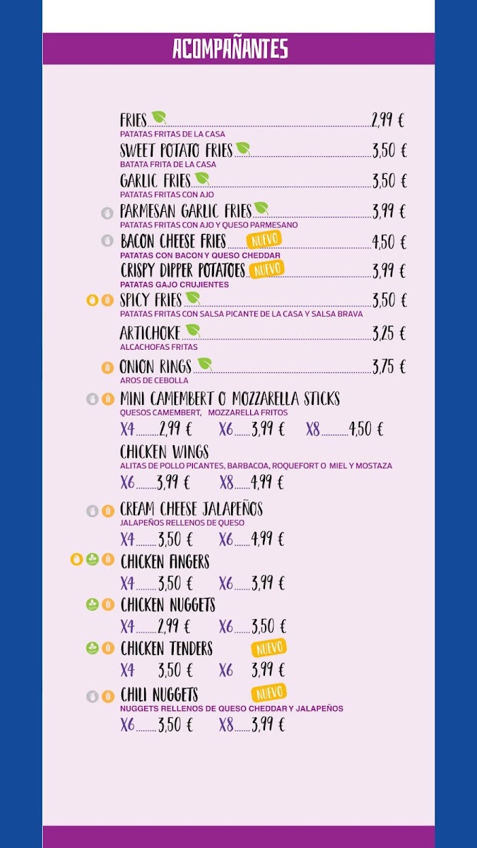 Menu Blue Eagle Burgers-2